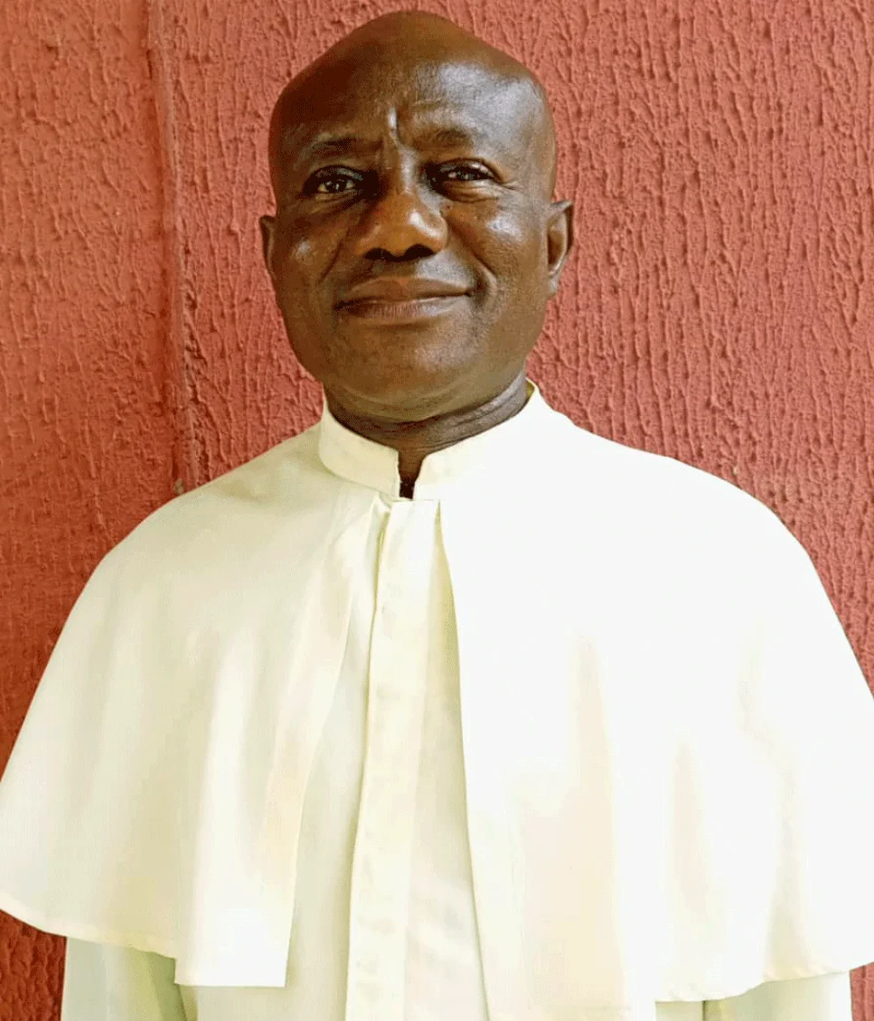 Rev. Father Anthony Chuy Ananwa in white cassock